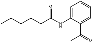 N-(2-acetylphenyl)hexanamide Struktur