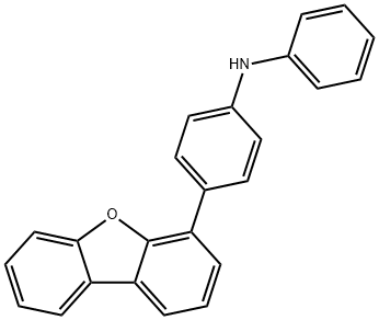 4-（二苯并[b，d]呋喃-4-基）苯基-N-苯胺,955959-87-2,结构式