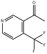 1-[4-(Trifluoromethyl)-3-pyridinyl]-ethanone Structure