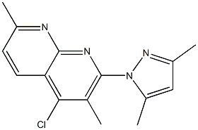 957495-95-3 4-chloro-2-(3,5-dimethyl-1H-pyrazol-1-yl)-3,7-dimethyl[1,8]naphthyridine