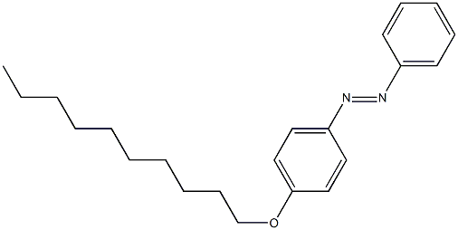 (E)-[4-(decyloxy)phenyl](phenyl)diazene Struktur