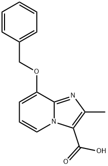 8-(benzyloxy)-2-methylimidazo[1,2-a]pyridine-3-carboxylic acid Structure