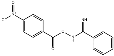 Benzenecarboximidamide, N-[(4-nitrobenzoyl)oxy]- 化学構造式