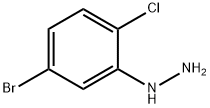 (5-溴-2-氯-苯基)肼,98141-96-9,结构式