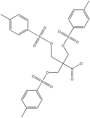 2-硝基-2-((甲苯磺酰氧基)甲基)丙烷-1,3-二基双(4-甲基苯磺酸), 98299-16-2, 结构式