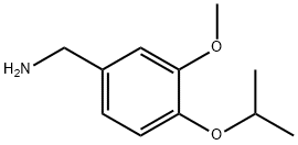 (4-异丙氧基-3-甲氧基苄基)胺 结构式
