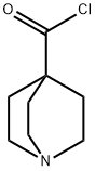 1-azabicyclo[2.2.2]octane-4-carbonyl chloride 结构式