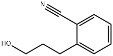 2-(3-hydroxypropyl)benzonitrile Struktur