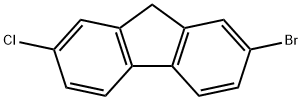 2-Bromo-7-Chlorofluorene Structure