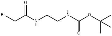 TERT-BUTYL (2-(2-BROMOACETAMIDO)ETHYL)CARBAMATE, 99616-36-1, 结构式