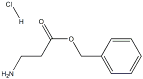Benzyl 3-Aminopropionate Hydrochloride Structure