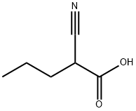 Pentanoic acid, 2-cyano- Struktur