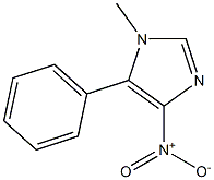 IMIDAZOLE,1-METHYL-4-NITRO-5-PHENYL- Structure