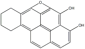 (7S,8R)-DIHYDROXY-(9R,10S)-EPOXY-7,8,9,10-TETRAHYDROBENZO(A)PYRENE Structure