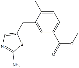 methyl 3-[(2-amino-1,3-thiazol-5-yl)methyl]-4-methylbenzoate