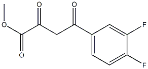 4-(3,4-二氟苯基)-2,4-二氧代丁酸甲酯, 1039930-31-8, 结构式