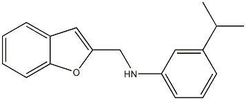 N-(1-benzofuran-2-ylmethyl)-3-(propan-2-yl)aniline