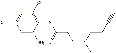  N-(2-amino-4,6-dichlorophenyl)-3-[(2-cyanoethyl)(methyl)amino]propanamide