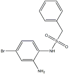 N-(2-amino-4-bromophenyl)-1-phenylmethanesulfonamide