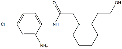 N-(2-amino-4-chlorophenyl)-2-[2-(2-hydroxyethyl)piperidin-1-yl]acetamide