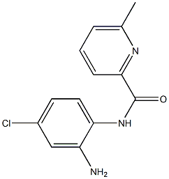 N-(2-amino-4-chlorophenyl)-6-methylpyridine-2-carboxamide Struktur