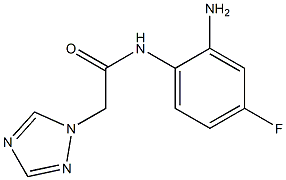 N-(2-amino-4-fluorophenyl)-2-(1H-1,2,4-triazol-1-yl)acetamide