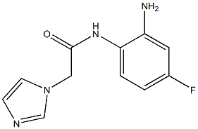 N-(2-amino-4-fluorophenyl)-2-(1H-imidazol-1-yl)acetamide Structure