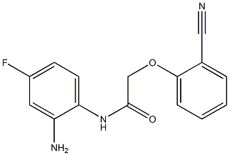 N-(2-amino-4-fluorophenyl)-2-(2-cyanophenoxy)acetamide Structure