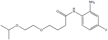 N-(2-amino-4-fluorophenyl)-4-[2-(propan-2-yloxy)ethoxy]butanamide Structure