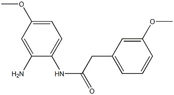 N-(2-amino-4-methoxyphenyl)-2-(3-methoxyphenyl)acetamide