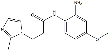 N-(2-amino-4-methoxyphenyl)-3-(2-methyl-1H-imidazol-1-yl)propanamide|