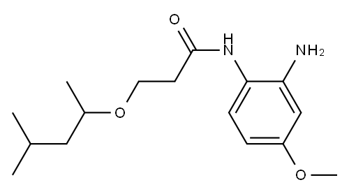 N-(2-amino-4-methoxyphenyl)-3-[(4-methylpentan-2-yl)oxy]propanamide