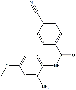 N-(2-amino-4-methoxyphenyl)-4-cyanobenzamide Structure