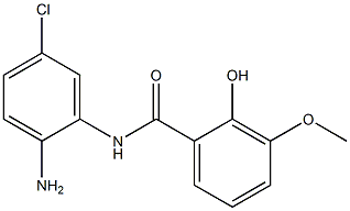 N-(2-amino-5-chlorophenyl)-2-hydroxy-3-methoxybenzamide Struktur