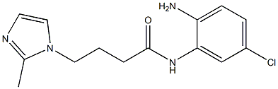 N-(2-amino-5-chlorophenyl)-4-(2-methyl-1H-imidazol-1-yl)butanamide Structure