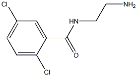 N-(2-aminoethyl)-2,5-dichlorobenzamide Struktur
