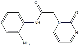 N-(2-aminophenyl)-2-(2-oxopyrimidin-1(2H)-yl)acetamide Struktur