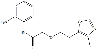 N-(2-aminophenyl)-2-[2-(4-methyl-1,3-thiazol-5-yl)ethoxy]acetamide