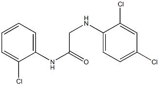 N-(2-chlorophenyl)-2-[(2,4-dichlorophenyl)amino]acetamide Structure