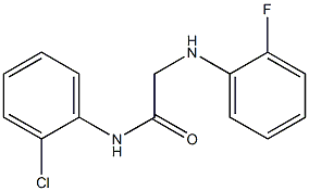 N-(2-chlorophenyl)-2-[(2-fluorophenyl)amino]acetamide Structure