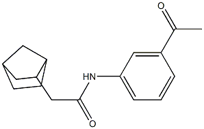 N-(3-acetylphenyl)-2-bicyclo[2.2.1]hept-2-ylacetamide