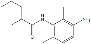 N-(3-amino-2,6-dimethylphenyl)-2-methylpentanamide Struktur