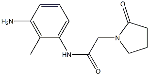 N-(3-amino-2-methylphenyl)-2-(2-oxopyrrolidin-1-yl)acetamide