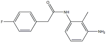 N-(3-amino-2-methylphenyl)-2-(4-fluorophenyl)acetamide Structure