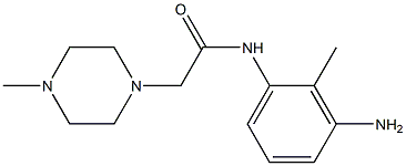 N-(3-amino-2-methylphenyl)-2-(4-methylpiperazin-1-yl)acetamide