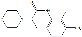 N-(3-amino-2-methylphenyl)-2-morpholin-4-ylpropanamide
