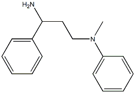 N-(3-amino-3-phenylpropyl)-N-methylaniline Structure