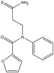 N-(3-amino-3-thioxopropyl)-N-phenyl-2-furamide