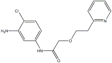 N-(3-amino-4-chlorophenyl)-2-[2-(pyridin-2-yl)ethoxy]acetamide Structure