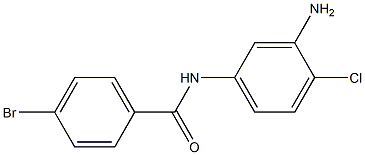 N-(3-amino-4-chlorophenyl)-4-bromobenzamide Struktur